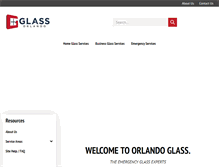 Tablet Screenshot of glass-orlando.com